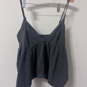 Aerie Charcoal Camisole Top
